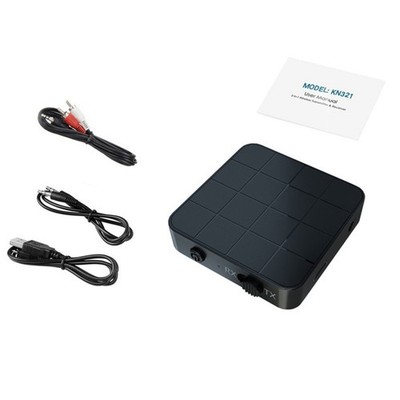 2-in-1 Bluetooth 5.0 Wireless Audio Transmitter & Receiver RX/TX Mode TV PC Car