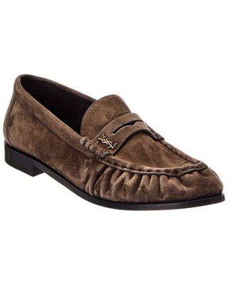 Saint Laurent Le Supple Suede Loafer Men's