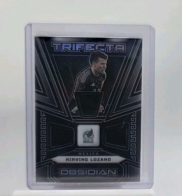 モリガン WINNER 2023-24 Panini Obsidian - Trifecta Material Hirving Lozano #TM-HL