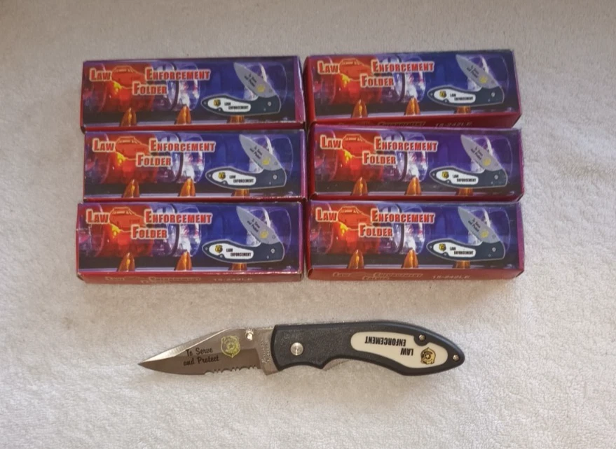 Law Enforcement Pocket Knives Lot of 6