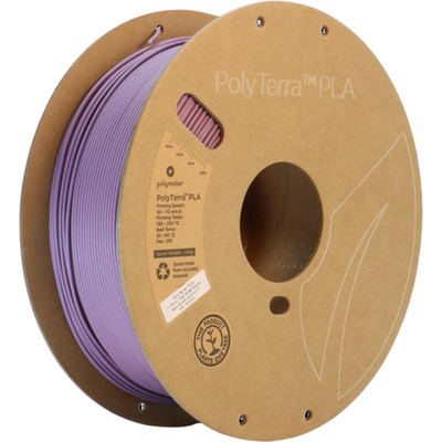 PLA Filament PolyTerra Muted Purple 1,75mm 1kg Polymaker