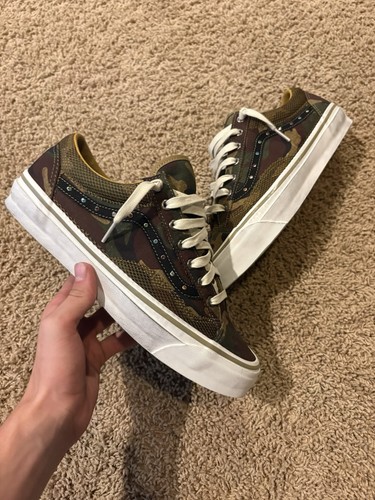 Vans Premium Old Skool 36 Woodland Camo Green CUSTOMS 1/1
