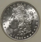 1886 NGC MS64 Morgan Silver Dollar
