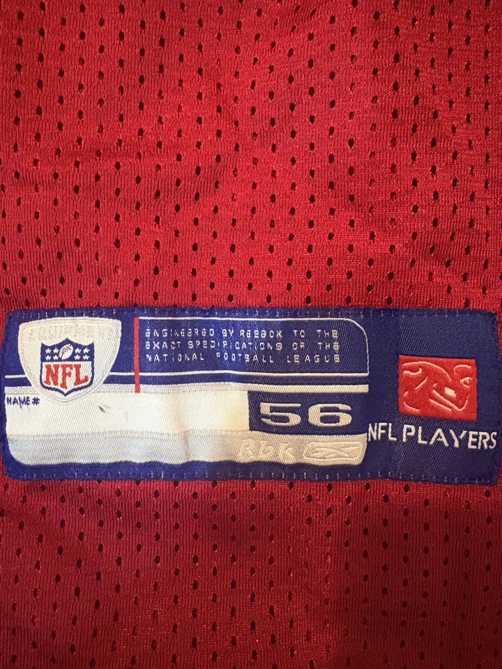 Reebok On Field 56 Larry Fitzgerald Jersey Super Bowl 43 Jersey - Image 3 of 4