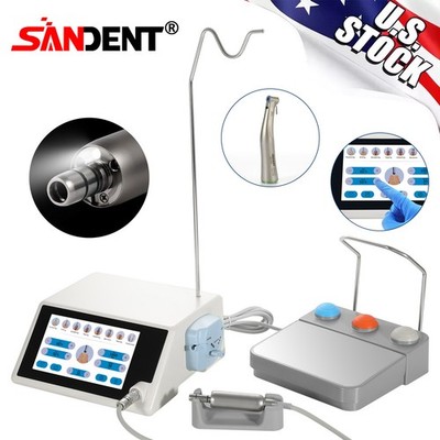 SANDENT Dental Implant Surgical Motor Touch Screen System 20:1 LED Contra Angle
