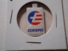 9/16" Eckerd Florida Governor litho tab pinback button