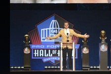 ALAN FANECA PITTSBURGH STEELERS H.O.F INDUCTION SPEECH 8/8/21 COLOR 8X10