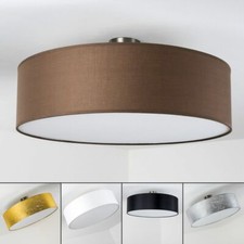 Stoff Deckenleuchte Foggia Wohn Schlaf Kinder Zimmer Flur Dielen Lampen 60 cm