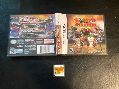 Worms Open Warfare Nintendo DS 2007 Complete No Manual Tested Working