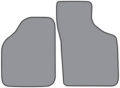 2pc 1984-1988 Pontiac Fiero Floor Mats Cutpile