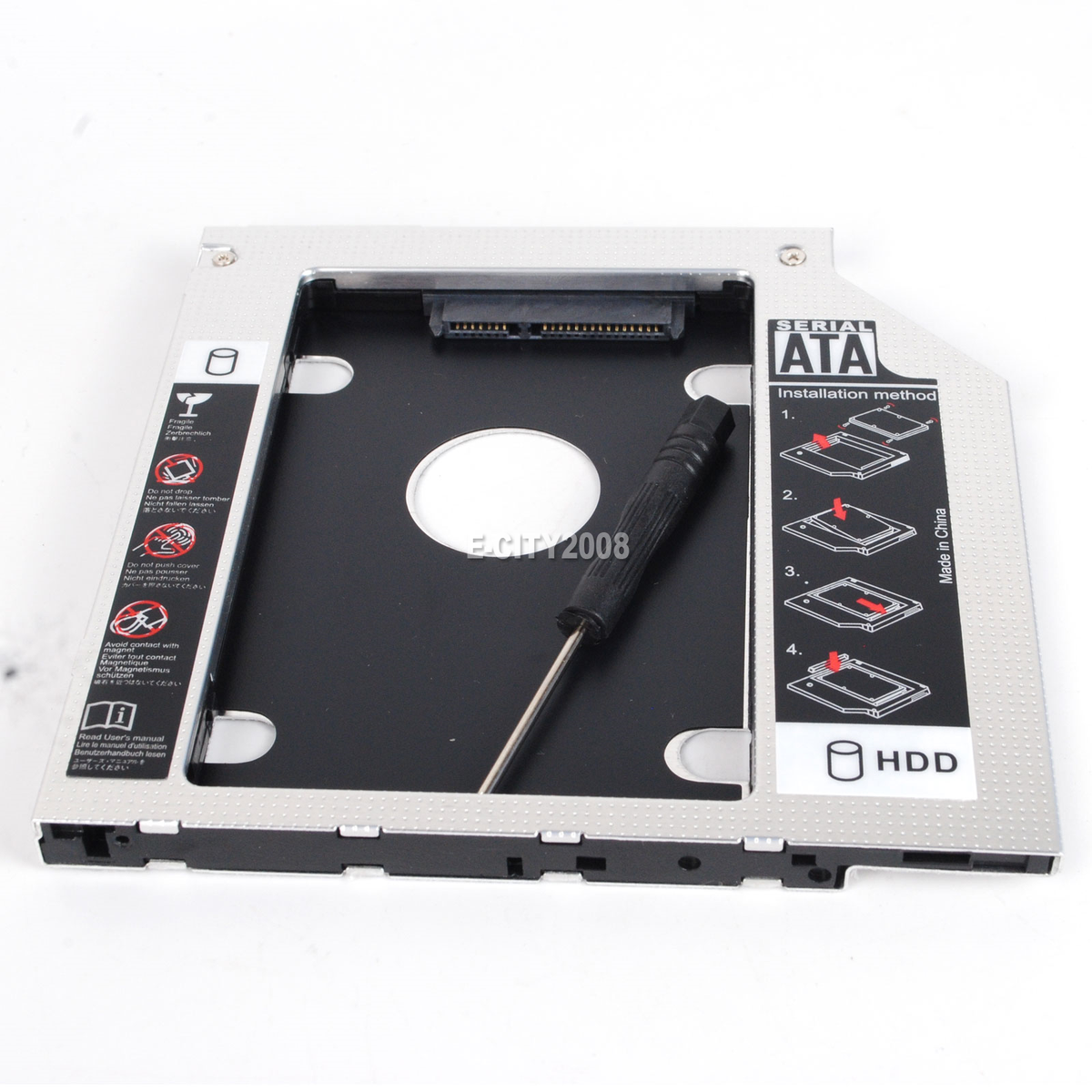 2nd HD HDD SSD Hard Drive Caddy for Dell Latitude E6430 E6320
