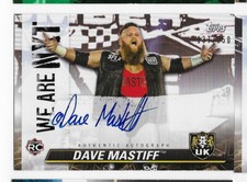 2021 Topps WWE NXT Autographs #A-DM Dave Mastiff RC 137/250