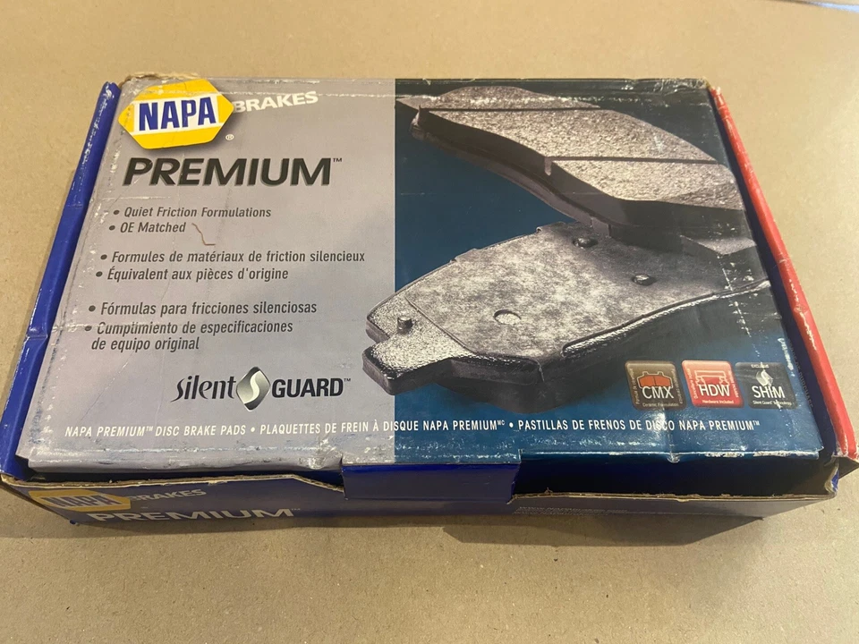 SS-7558-X NAPA FRONT Premium Pastilhas de Freio a Disco Seguro Silencioso Suave Parada (GraR) - Imagem 3 de 3