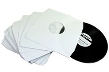McDAISON - 50pz busta interna BIANCA sagomata con VELINA LP 33 giri disco vinile