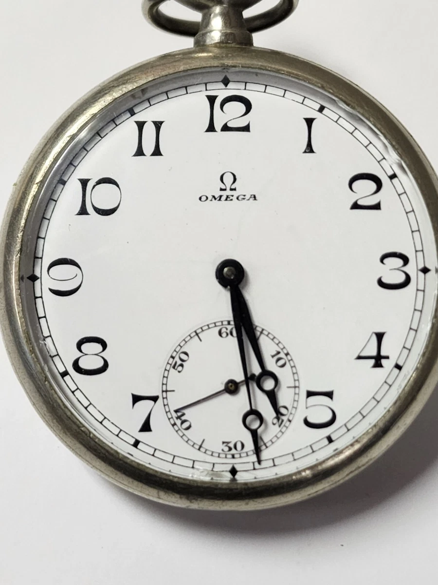 Vintage omega pocket clearance watch