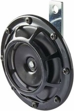Hella 003399061 Supertone 24v Low Tone Horn With Black Protective Grill Single