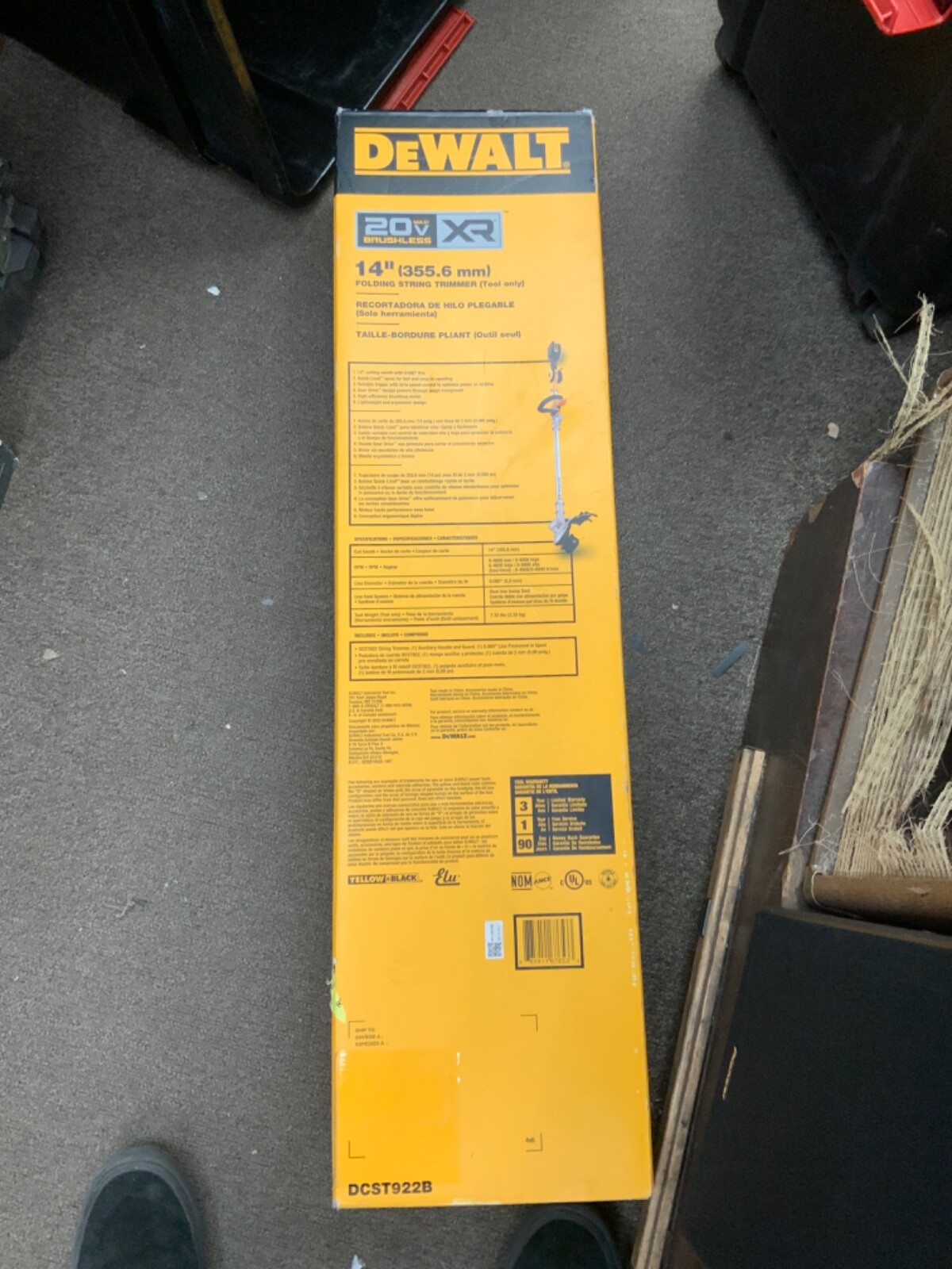 DEWALT DCST922B 20V MAX 14 inch 
