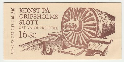 Schweden Facit Booklet H378 xx 1987 Kunst auf Schloss Gripsholm SEK 8 × 2,10 cil