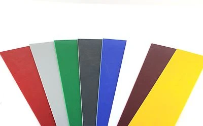 Coloured Plastic Sheet plate HIPS Guillotine Cut Arts & Crafts DIY White Black