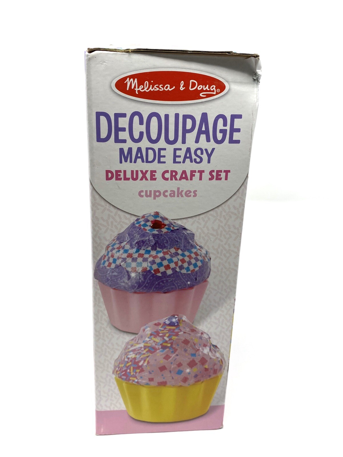 melissa and doug decoupage cupcakes