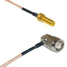 RG316 RP-SMA Female Long to TNC Male Angle RF Cable Rapid-SHIP LOT