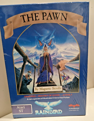 The Pawn -Magnetic Scrolls Adventure by Rainbird; Atari ST 520 & 1040; CIB; Disk