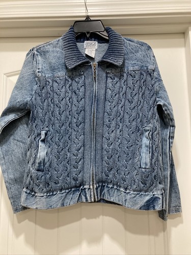 Vtg Women's PBJ Blues Indigo Wash Denim 