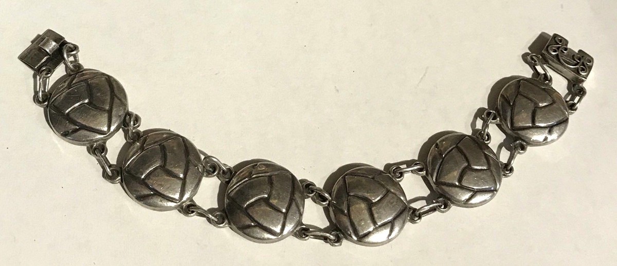 アクセサリー Mexican silver bracelet vintage Taxco Hector Aguilar Aztec Panel Bracelet | Vintage Sterling