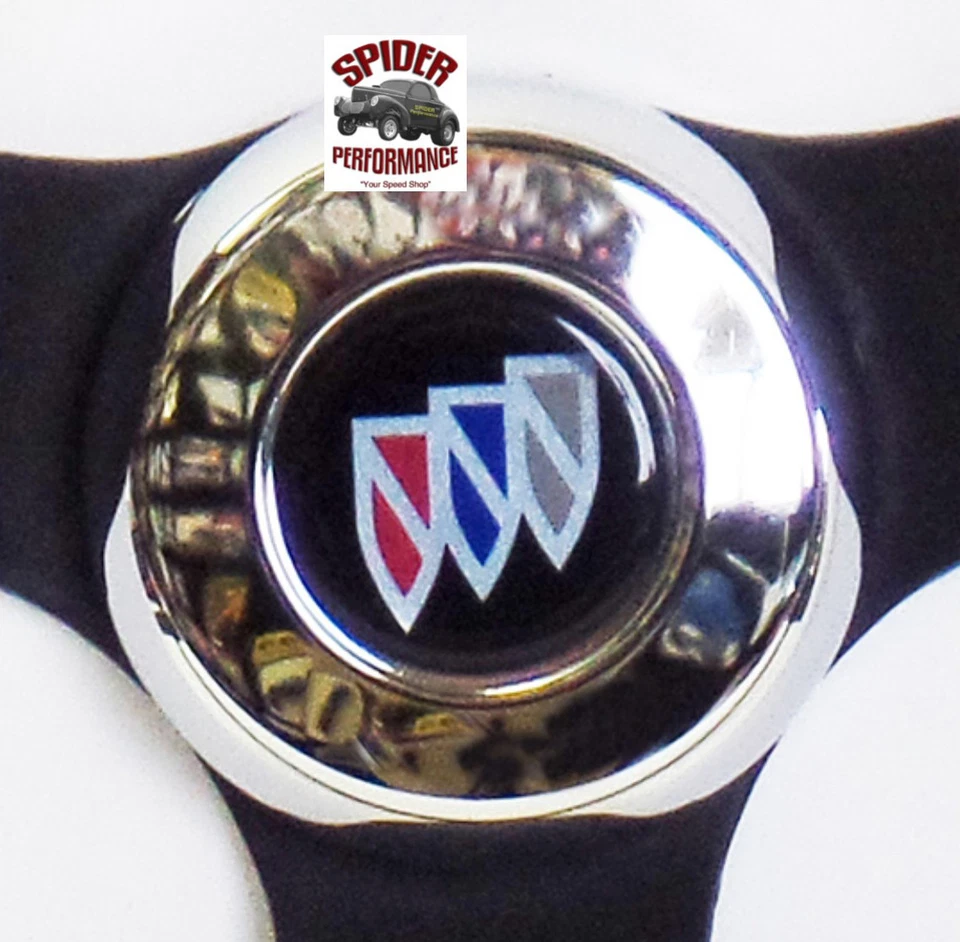 Volante Buick Wildcat Skylark LeSabre Electra 69-76 14 3/4 DE COLECCIÓN NEGRO Foto 3 de 4