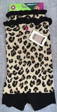 Vibrant Life Leopard Print Dog Sweater Apparel Size M NEW Beagle Standard Poodle