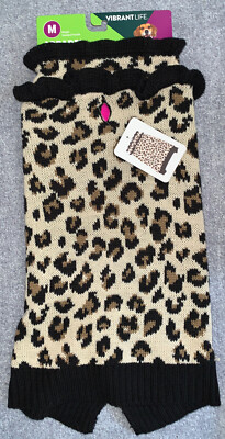 leopard print dog sweater