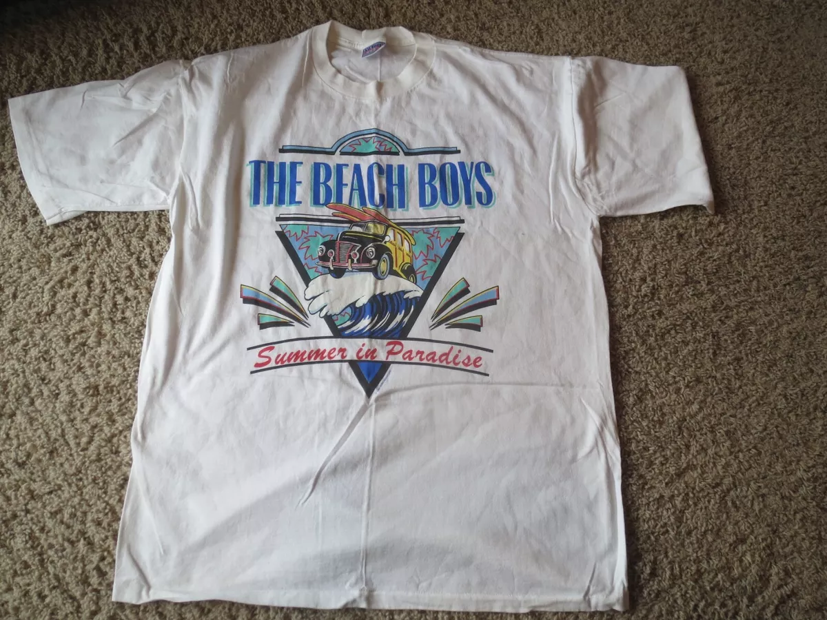 VINTAGE 90's The Beach Boys Summer In Paradise World Tour T