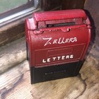 Vintage Cast Iron Bank U.S Mail Letter Drop Box Collectible Clad Unique Piggy — photo 2
