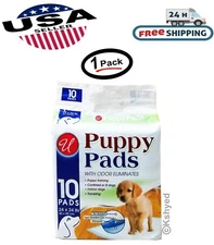 10 PCS (1 Pack) PUPPY PADS PET TRAINING PADS 23.5" x 23.5" With Odor Eliminates