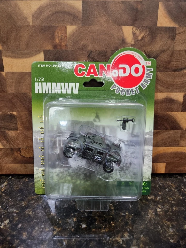 Very Rare 1:72 Scale HMMWV Military Truck DRAGON Can.Do Pocket Army Item# 20158 - Image 3 of 4
