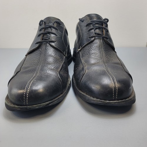 Johnson & Murphy Oxfords Men's Size 11 W Black Sheepskin Lace Up Shoe 20-7222 - Picture 7 of 11