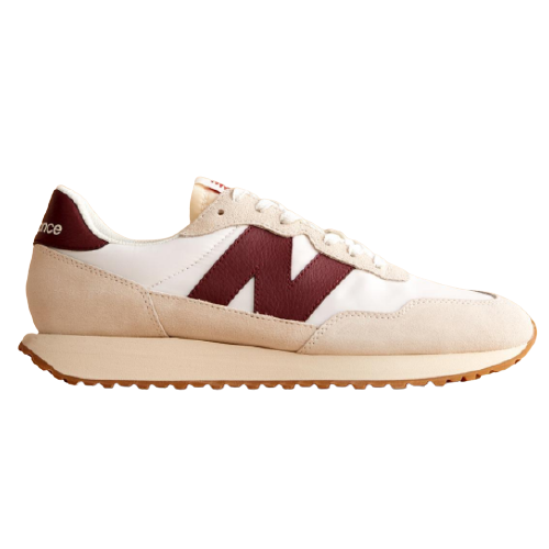 Size 9 - New Balance 237 White Burgundy 