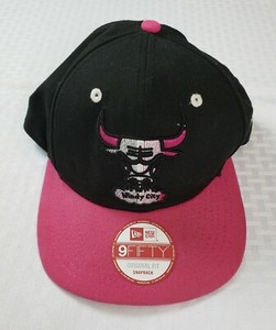 pink bulls hat