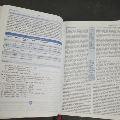 ANDREWS STUDY BIBLE 2010 ~ Red Fine Leather ~ NKJV Andrews University Press - Picture 10 of 18