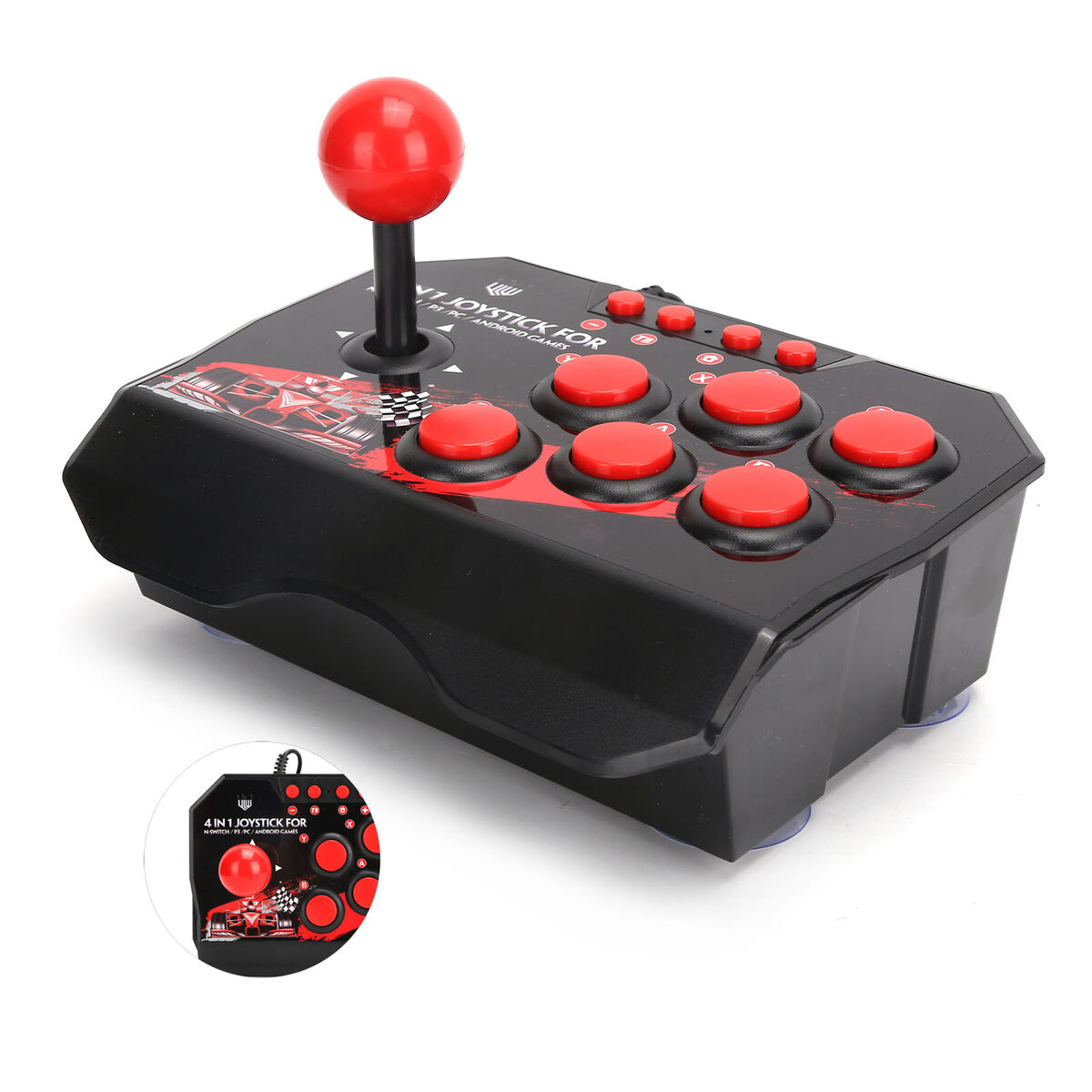 USB Game Controller For Switch/PC/PS3 Arcade Fighting Joystick Stick Gaming