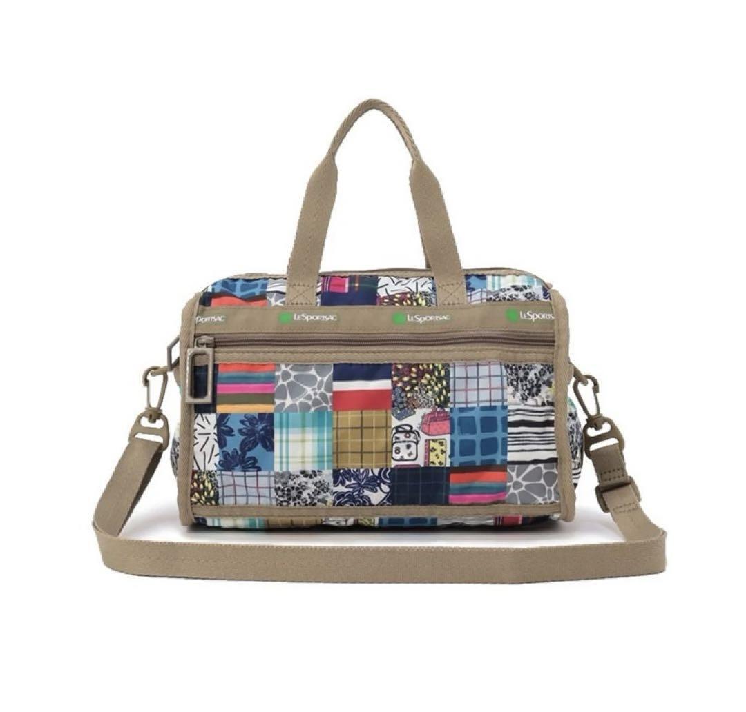 ★LeSportsac★ DELUXE MINI DUFFEL ☆WILLOW CHECK ☆ Lesportsac DELUXE MINI DUFFEL (50TH Grid Patchwork) | eBay