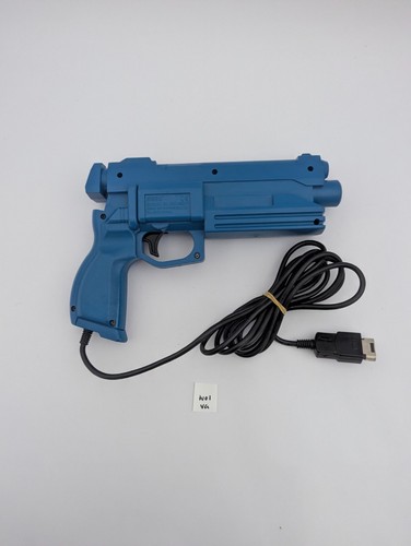 Very Good Genuine Official Sega Saturn Light Gun Controller Blue MK-80311 Tested - Picture 2 of 5
