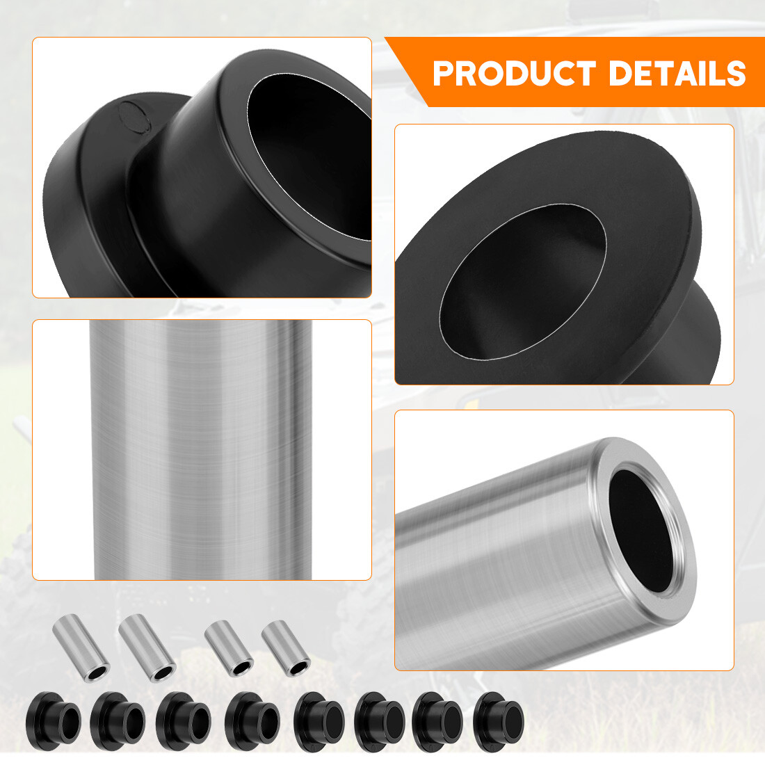 Bushings & Sleeves Kit A-Arms Rear Polaris ATV» JAY PARTS