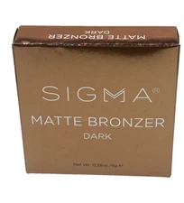 Sigma Beauty MATTE BRONZER Dark 0.28 oz.