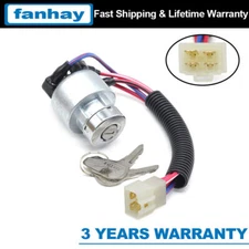Ignition Switch with 2 Keys Fit For Kubota L2501 L3400 L3700 L3800 L4300 L4400