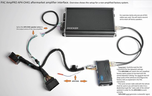 PAC AP4-CH41 R.2 Amplifier Integration Interface for 2013-2023 Dodge Jeep Ram - Bild 24 von 24