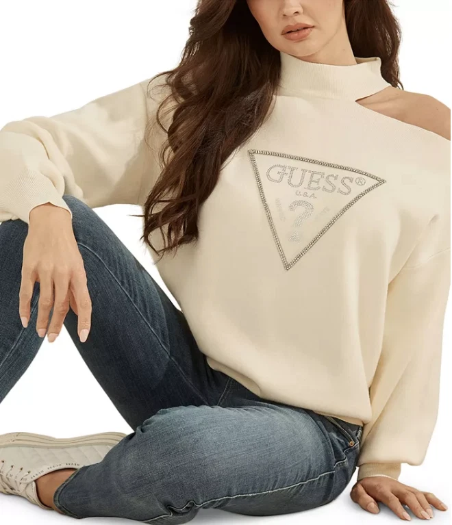 Guess hotsell logo sweater