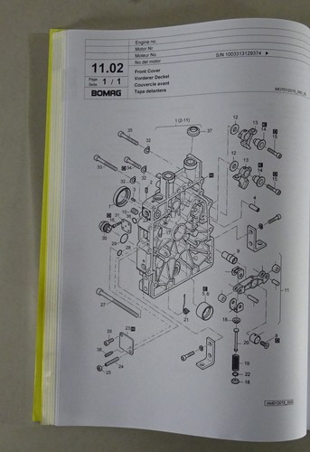 Teilekatalog / Ersatzteilliste Bomag Rüttler BPR 25/50 D Stand 05/2013 - Bild 4 von 5
