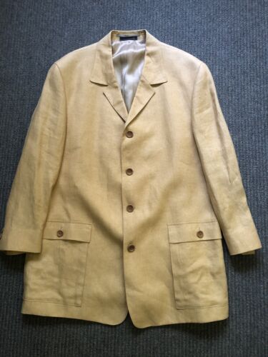 Fratelli Ormezzano For Cavelli 100% Linen Suit/ Men’s 44 - Casual/Dress