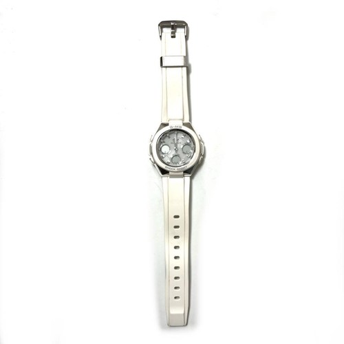 Casio G-Ms MSG-W100 Tough Solar Watch White/Silver Parts/Repair KG1118 - 第 2/9 張圖片